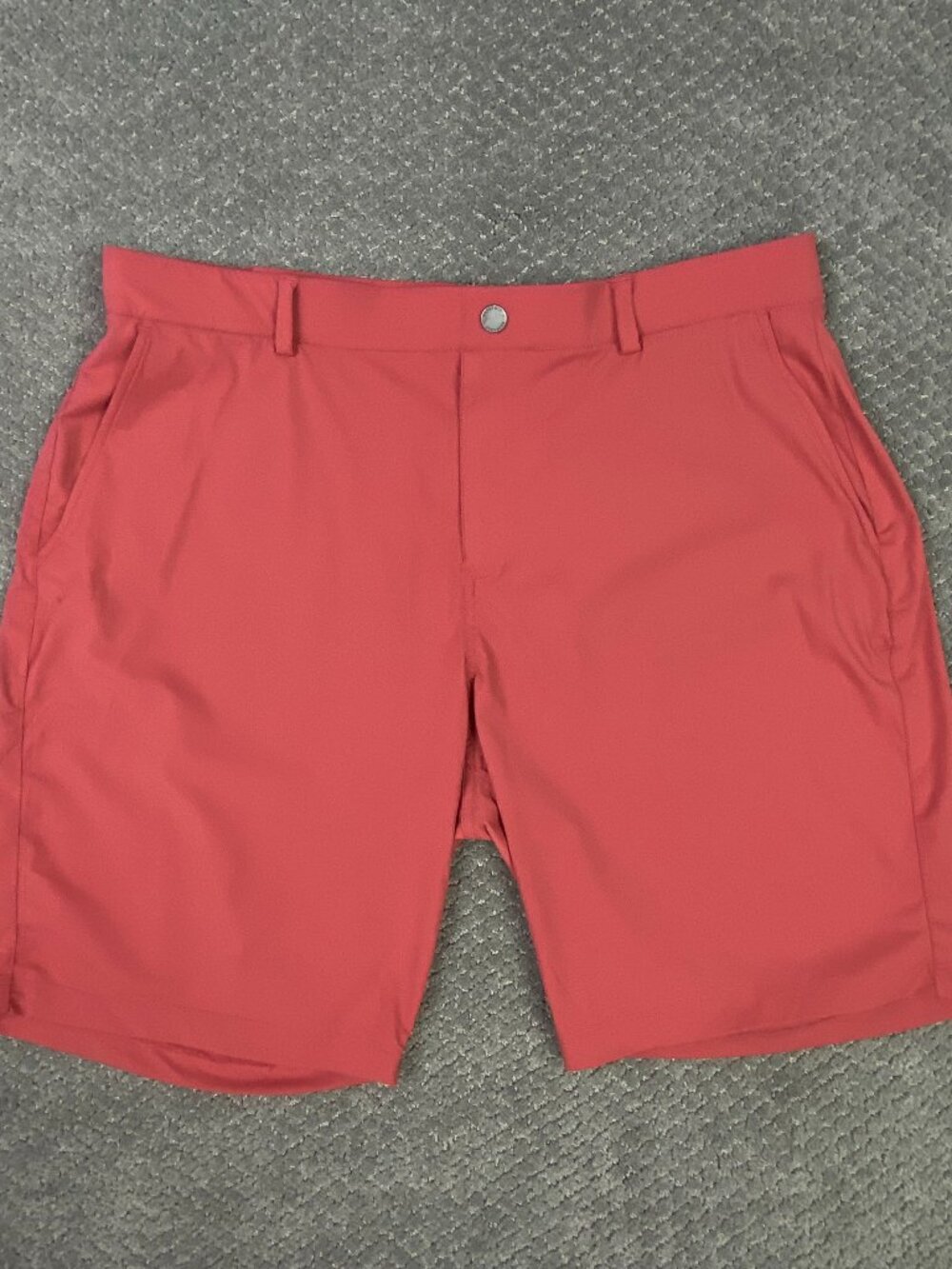 Redvanly Shorts Mens XXL Coral Hanover 9" Shorts Performance Wear Golf Stretch